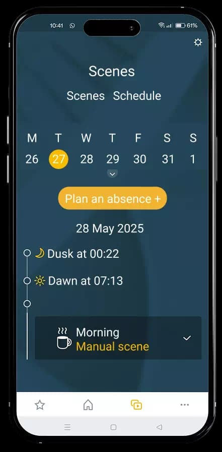 Control at Your Fingertips Your curtains, your schedule