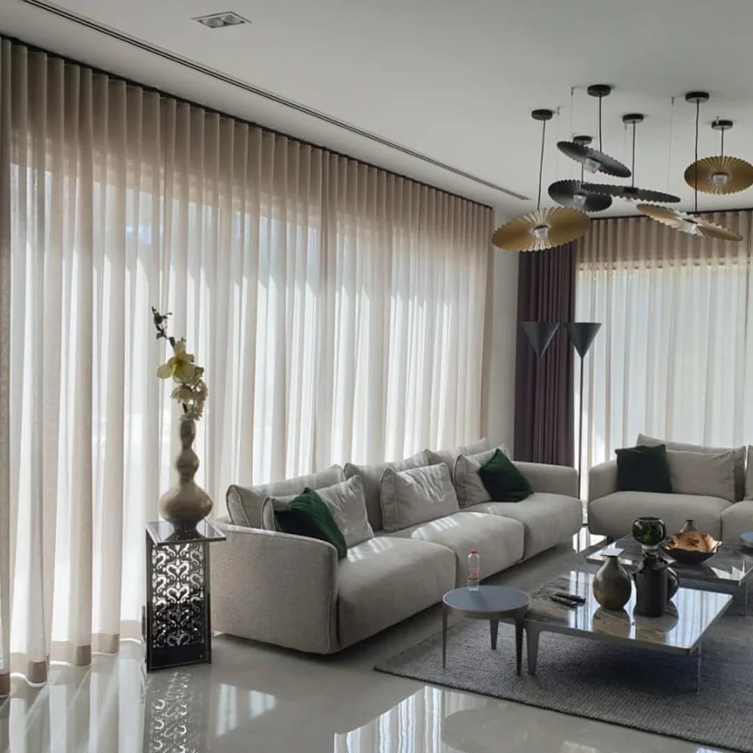 Sheer Ripple Fold Curtains