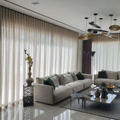 Sheer Ripple Fold Curtains