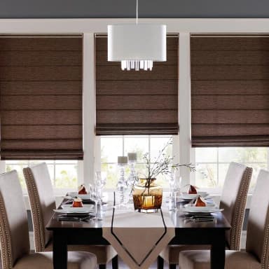 Blackout Roman blinds 